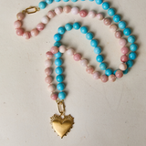 Gemstone Duo Necklace