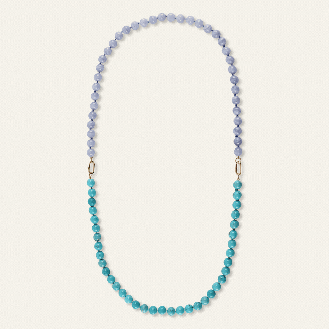 Gemstone Duo Necklace
