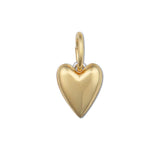 Two-Toned Heart Charm