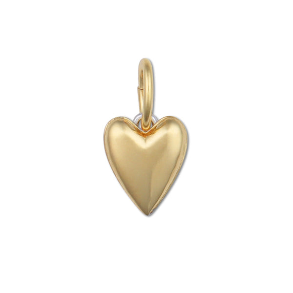 Two Toned Heart Charm