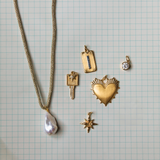 Gold Cord Pendant Necklace