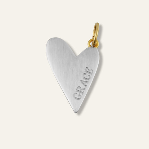 Grace Heart Charm