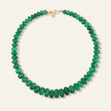 Graduated Beryl Gemstone Necklace