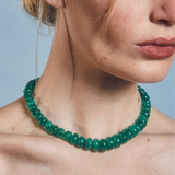 Graduated Beryl Gemstone Necklace