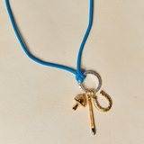 Greek Key Clip with Cord