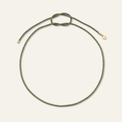 Green Lurex Necklace Cord