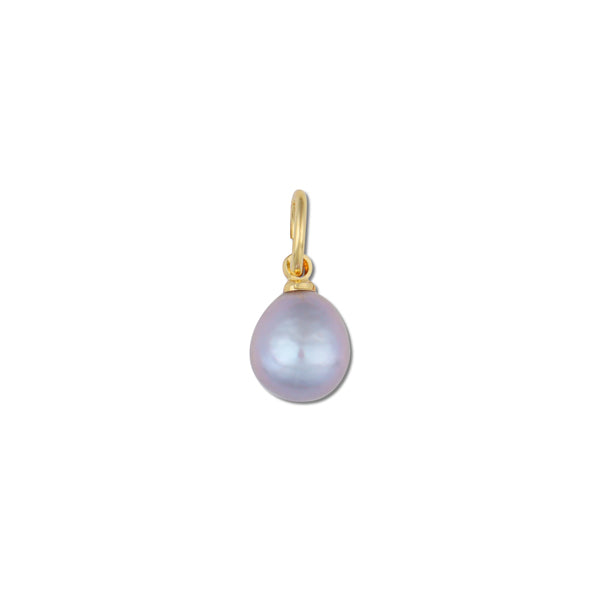 Gray Cloud Pearl Charm