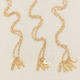 letter and meow charms