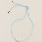 sky blue pearl cord