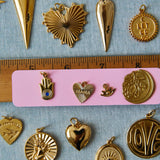 small mama heart charm 