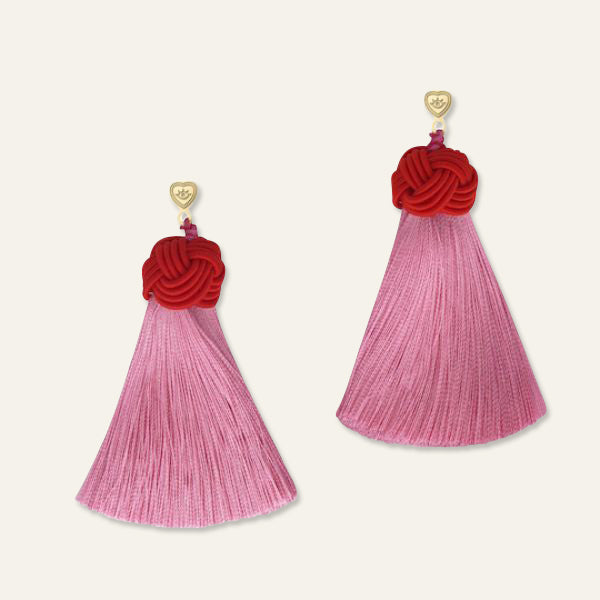 Cherry Top & Peony Pink Topknots