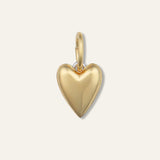 Two-Toned Heart Charm