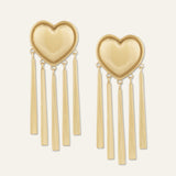 Brushed Party Harty Earrings