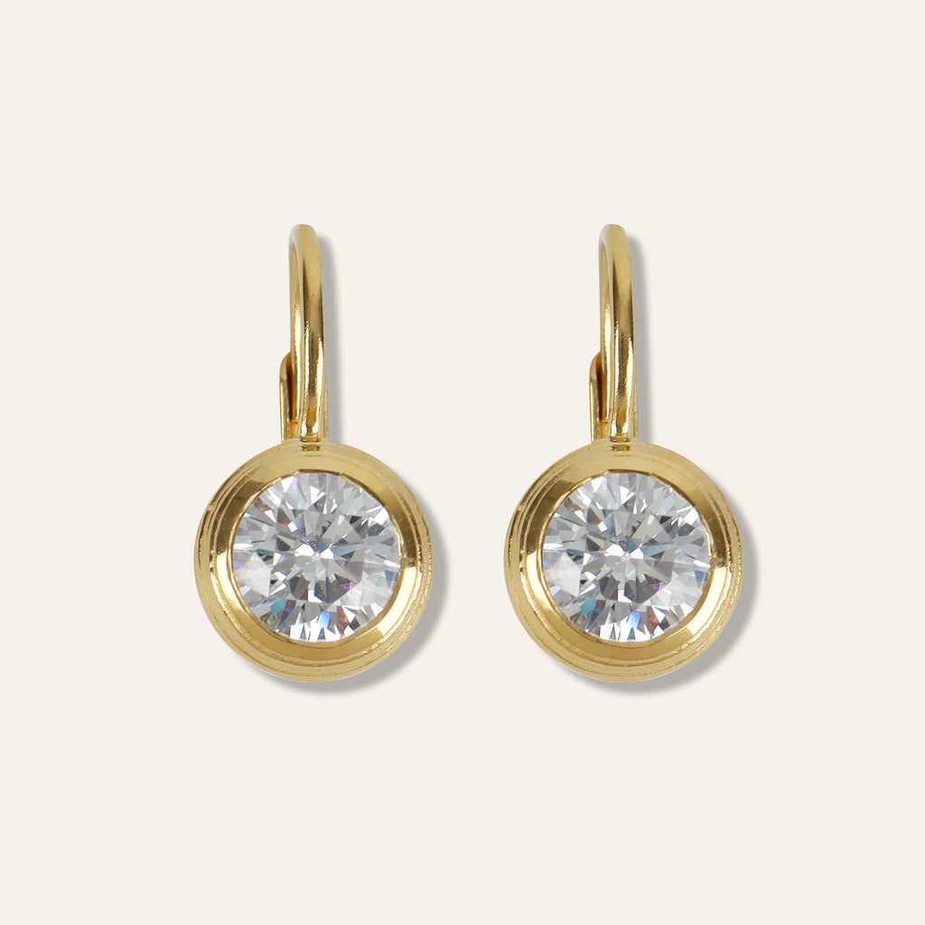 Bezel Drop Earrings 25Q2ERPODEMED01ST1023