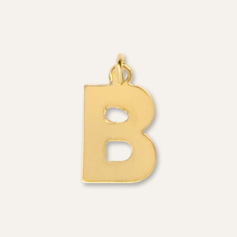Flat Letter B Charm