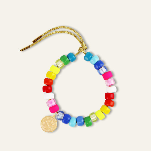 Exclusive GAP Rainbow Pop Bracelet with Zodiac Charm