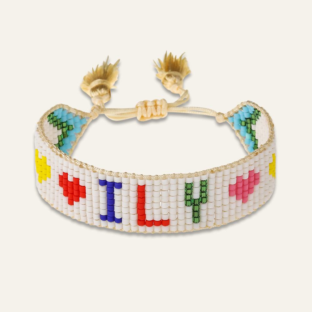 ILY Beaded Bracelet 484829091