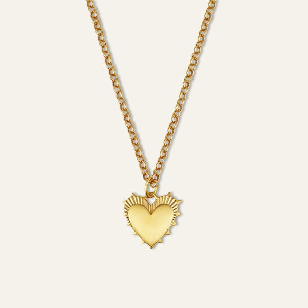 Small Heart of Gold Necklace