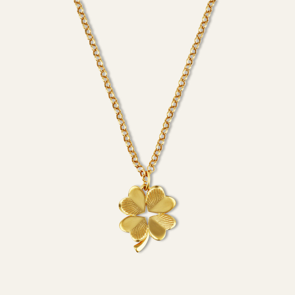 Small Luck Love Clover Necklace