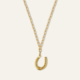 Fortuna Horseshoe Necklace