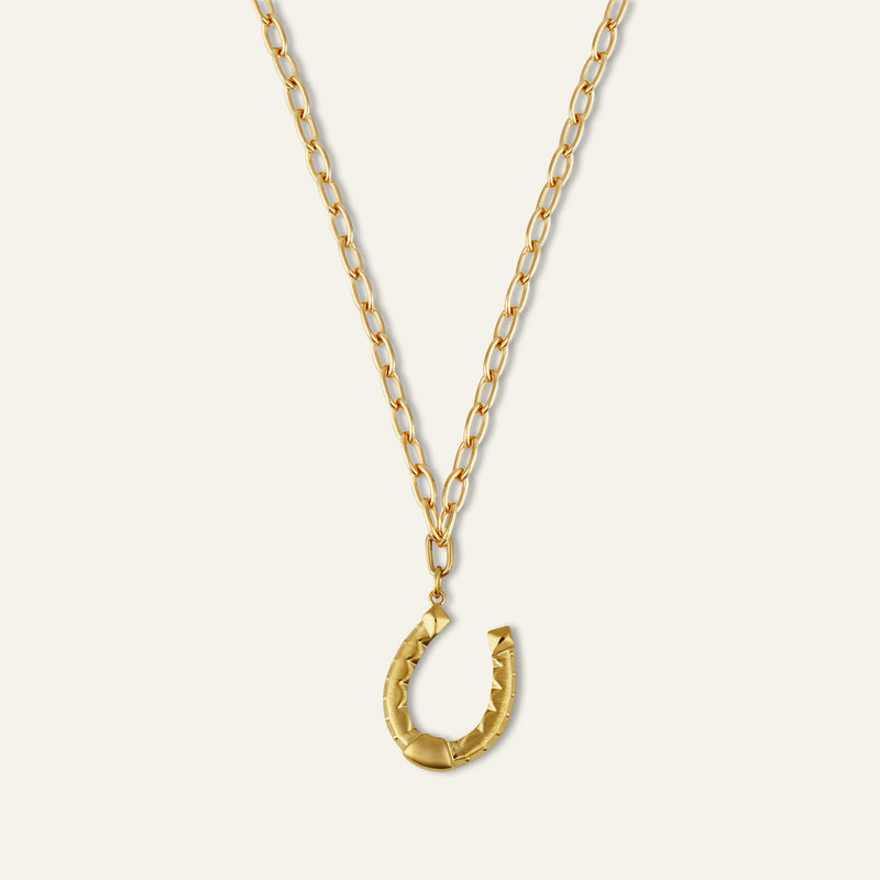 Fortuna Horseshoe Necklace