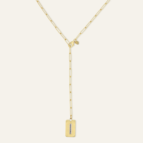 Long Link Lariat Starter Necklace