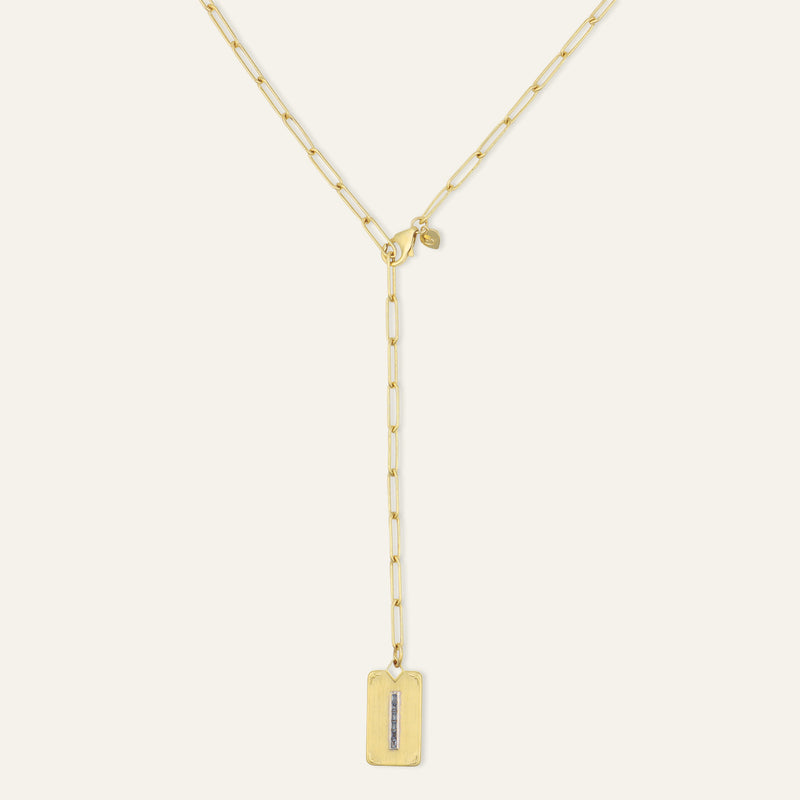 Long Link Lariat Starter Necklace