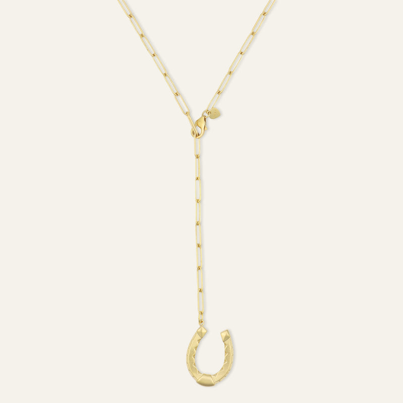 Long Link Lariat Starter Necklace