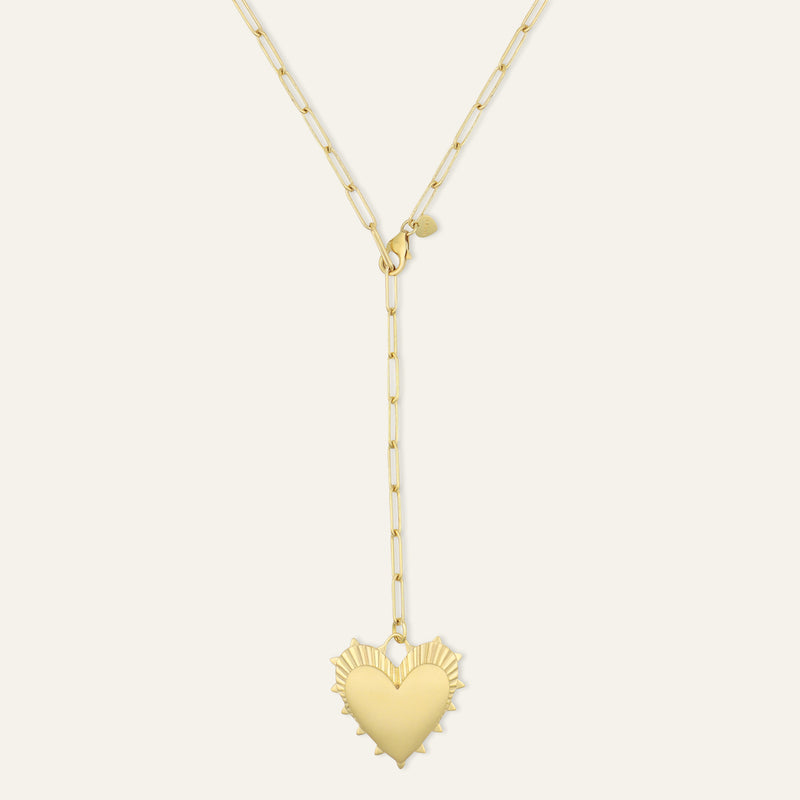 Long Link Lariat Starter Necklace