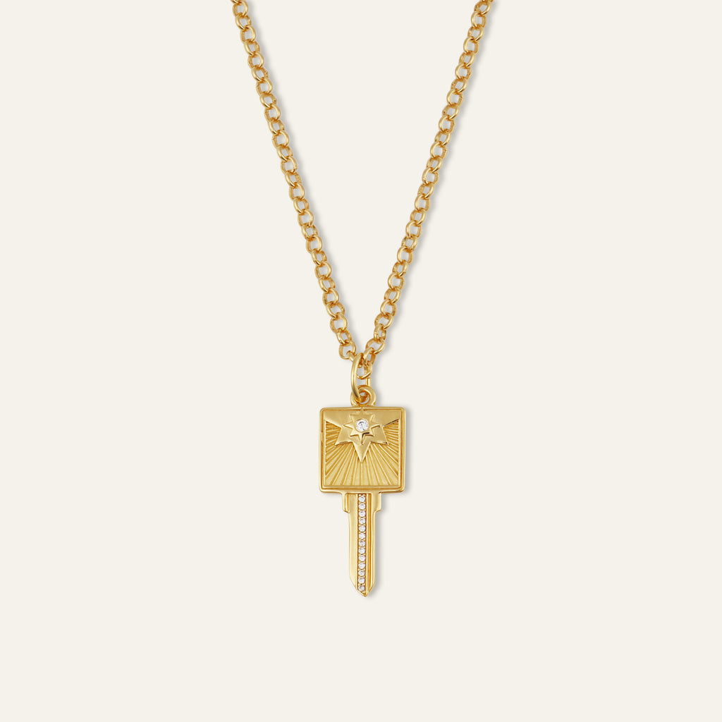 Compass Key Necklace 800627356