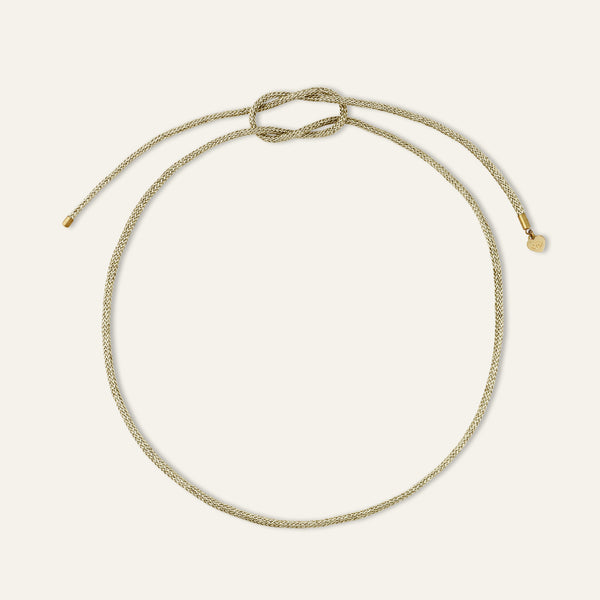 Gold Lurex Necklace Cord