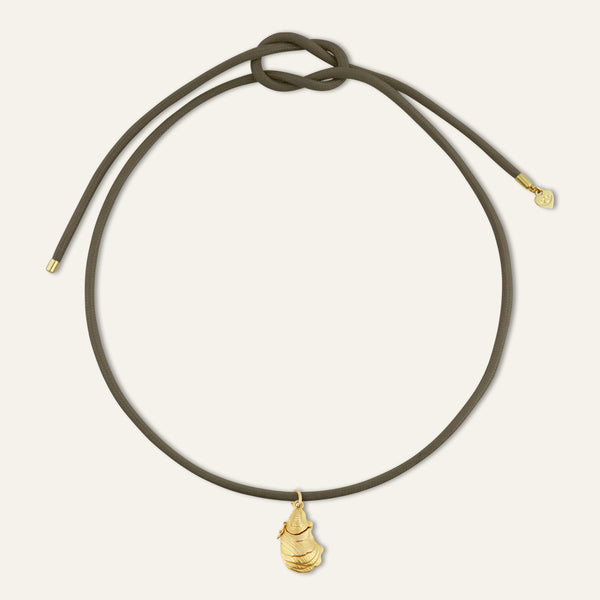 Oyster Vesta Case Cord Necklace