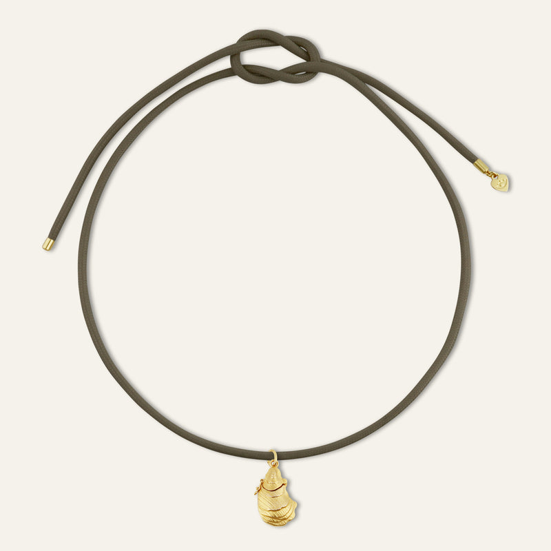 Oyster Vesta Case Cord Necklace