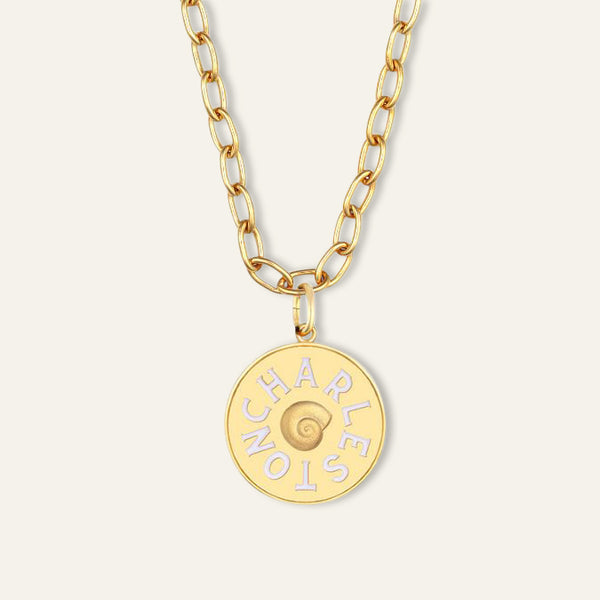 Charleston Enamel Charm Necklace
