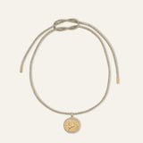 Cosmic Cowgirl Charm with Gold Lurex Necklace Cord