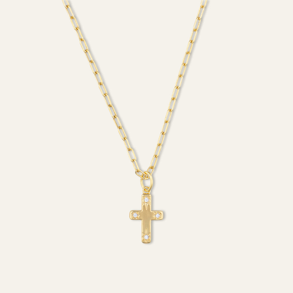 Cosmos Cross Necklace 24Q3NKSPJN01802GD0501