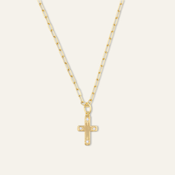 Cosmos Cross Necklace