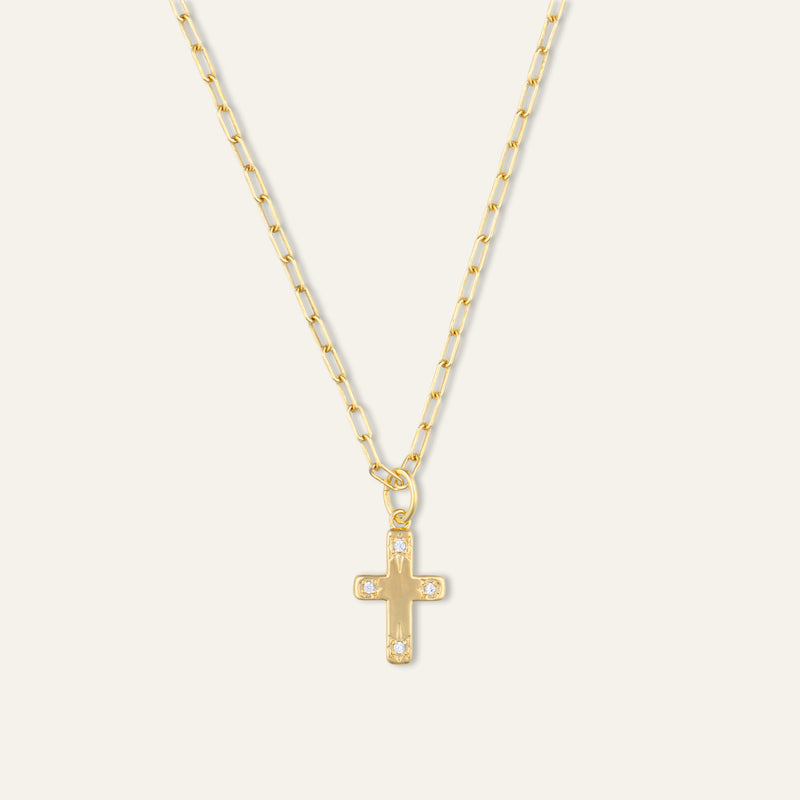 Cosmos Cross Necklace