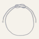 Silver Lurex Necklace Cord