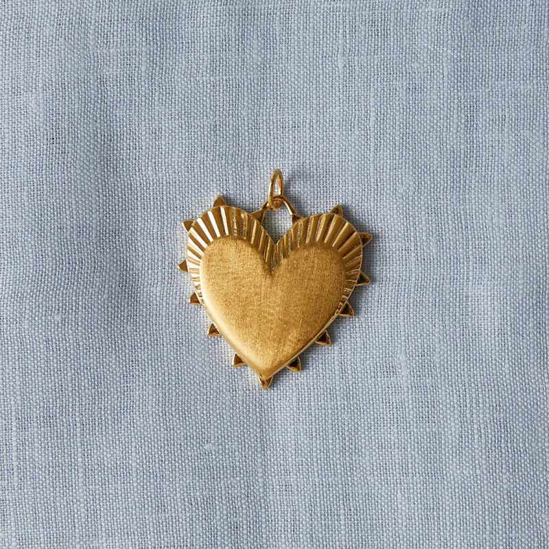 Heart of Gold Charm