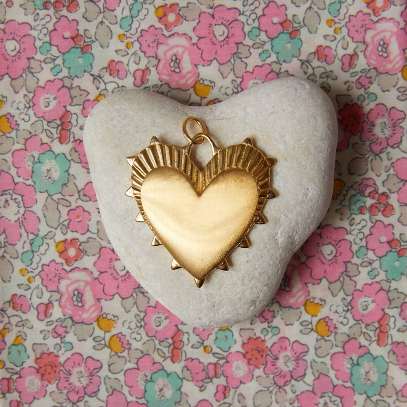 Heart of Gold Charm