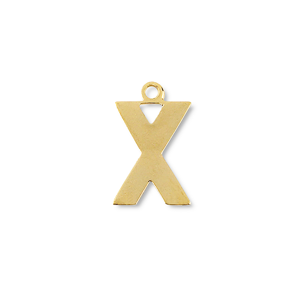 Letter X Charm