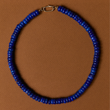 Heishi Lapis Lazuli Gemstone Necklace