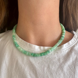 Heishi Chrysoprase Gemstone