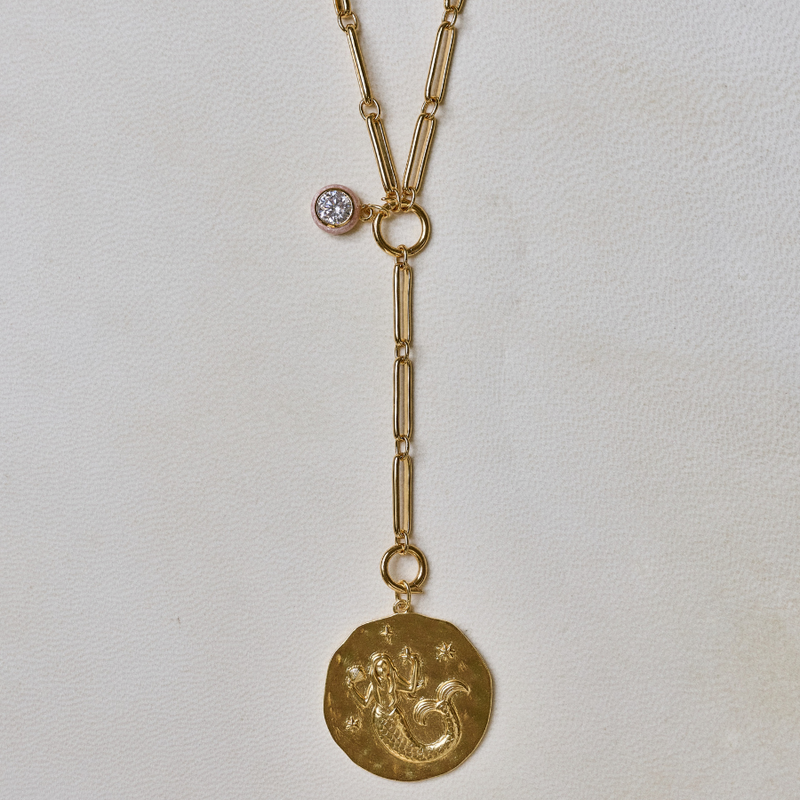 Pre-Order | HART x Hill House Mixed Link Charm Clip Lariat Necklace