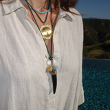 Jen Wonders x HART Greek Key Clip Cord Necklace