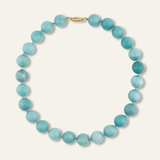 Jumbo Amazonite Knotted Gemstone Necklace