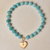 Jumbo Amazonite Knotted Gemstone Necklace