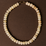 Jumbo Yellow Jade Gemstone Necklace
