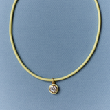 Kennedy Crichlow x HART Yellow Bezel Clasp Cord Necklace